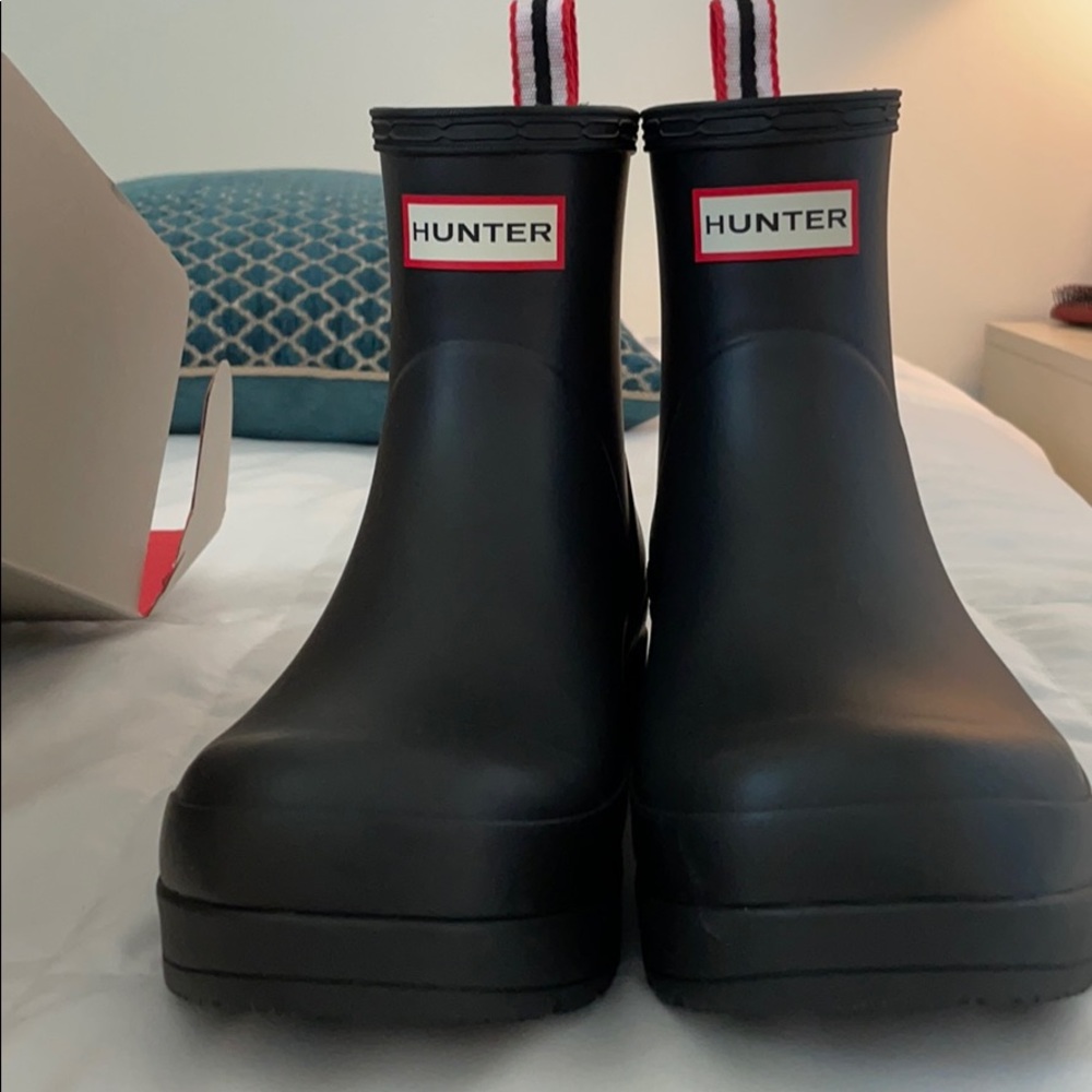 Hunter Men's Original Play Short Rain Boots: Black